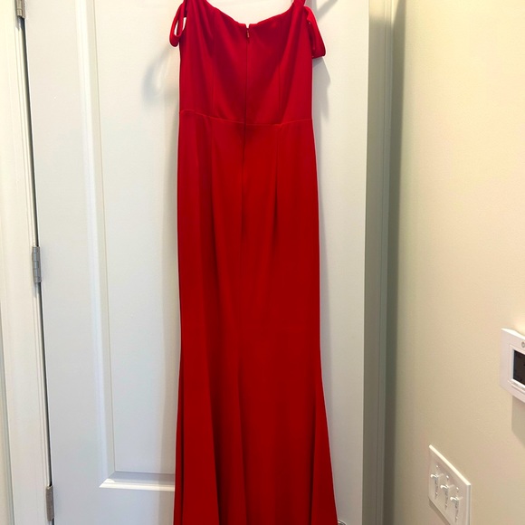 Red Formal Dress Worn 1 time! - Picture 2 of 4
